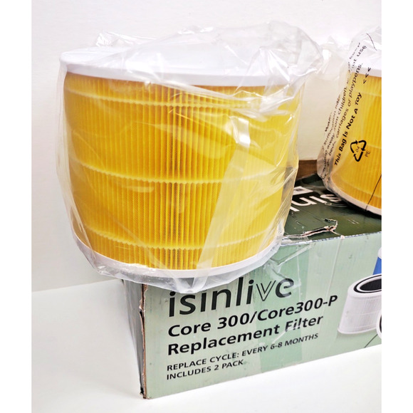 iSinLive Core 300 Pet Filters 2-Pack for Levoit Pet 300-P True HEPA Replacement - Picture 4 of 5